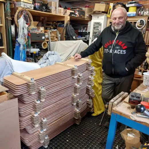 Boards in production
